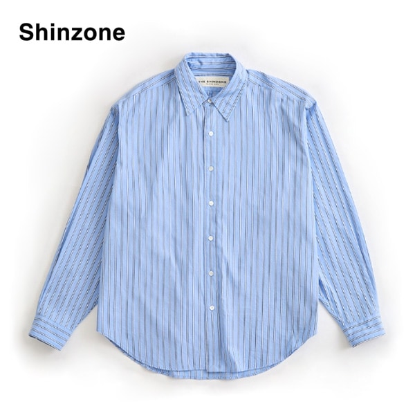 ��26AW��THE SHINZONE ���󥾡��� STRIPED UNCLE SHIRT ���ȥ饤�ץ��󥯥륷��� 26AMSBL08 ��ǥ�����������̵���ۡ�ͽ���