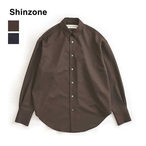 ��26AW��THE SHINZONE ���󥾡��� WASHABLE WOOL DADDY SHIRT �����å���֥륦���� ���ǥ������ ̵�� 26AMSBL10 ��ǥ�����������̵���ۡ�ͽ���