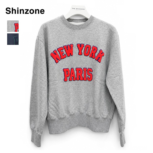 ��26AW��THE SHINZONE ���󥾡��� NEWYORK PARIS SWEATSHIRT �˥塼�衼���ѥꥹ�����åȥ���� �ץ륪���С� 26AMSCU14 ��ǥ�����������̵���ۡ�ͽ���
