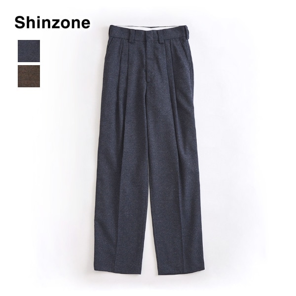 ��26AW��THE SHINZONE ���󥾡��� MIXED WOOL TOMBOY PANTS �ߥå��������� �ȥ�ܡ����ѥ�� ����å��� 26AMSPA11 ��ǥ�����������̵���ۡ�ͽ���