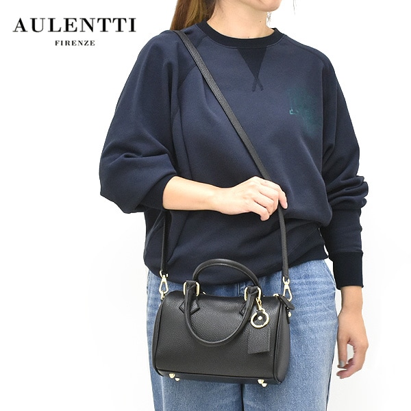 AULENTTI オウレンティ 2Wayミニボストンバッグ ショルダー DI-3014-DO