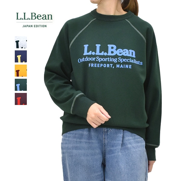 L.L.Bean Japan Edition ���륨��ӡ��� ����ѥ󥨥ǥ������ Portage Crewneck Sweatshirt �ݡ��ơ��� ���롼�ͥå� �������åȥ���� 6475-5139 ��ǥ�����