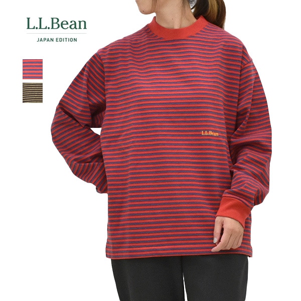 L.L.Bean Japan Edition ���륨��ӡ��� ����ѥ󥨥ǥ������ Union Long-Sleeve Stripe Tee ��˥��� ���󥰥��꡼�� ���ȥ饤�� T����� 6475-5138 ��ǥ�����
