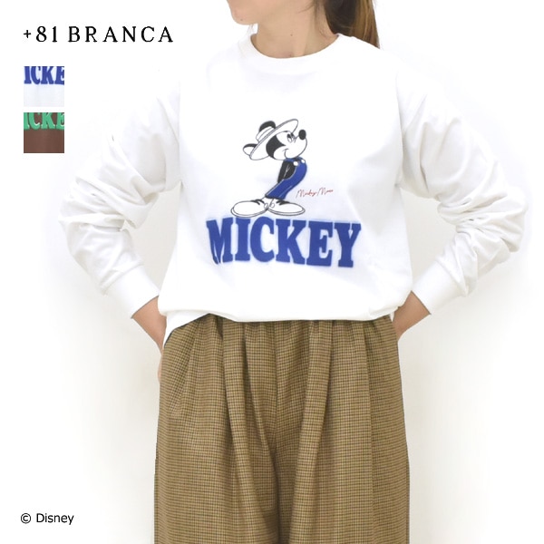 +81 BRANCA/�ϥ������֥��/Mickey L/S Tee �ߥå����ޥ�������T ĹµT����� 81B-26AW-CS31 ��ǥ�����
