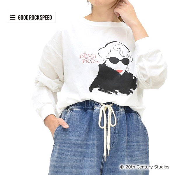 GOOD ROCK SPEED ���åɥ��å����ԡ��� The Devil Wears Prada �ץ�����夿���� ART �����ץ��� L/S Tee ����Tee 26FOX213W�ڥ���å��ݥ��Ȳġ�