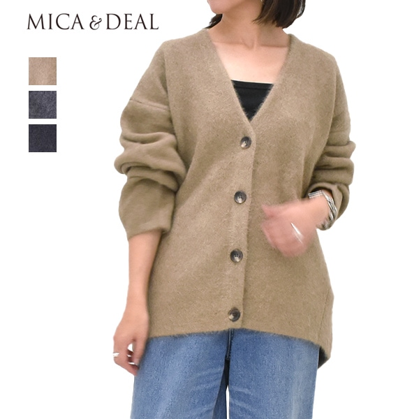 MICA&DEAL マイカアンドディール ラクーンデュアルカーディガン V