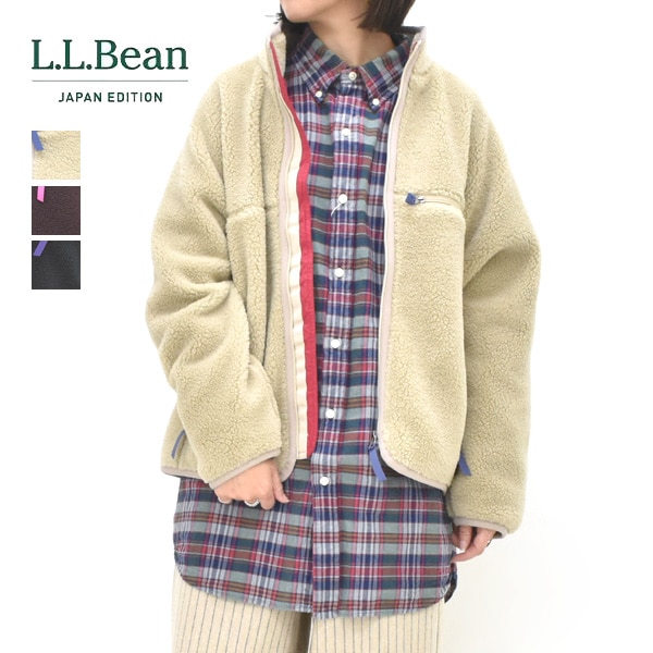  L.L.Bean Japan Edition ���륨��ӡ��󥸥�ѥ󥨥ǥ������ Topsham Boa Fleece Jacket �ȥåץ���� �ܥ��ե꡼�����㥱�å� 6575-6135 ��ǥ�����������̵����
