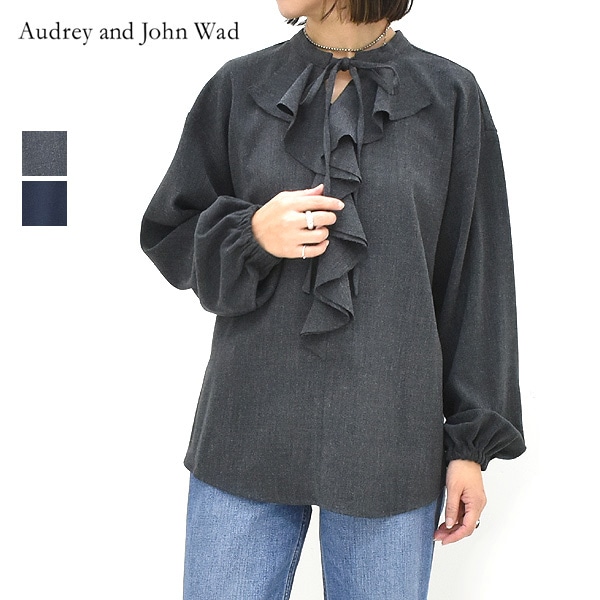 Audrey and John Wad �����ɥ꡼����ɥ�����å� T/R�ĥ����ɥե��֥饦�� ��ܥ�ͥå� �����դ� L7111 ��ǥ�����������̵����