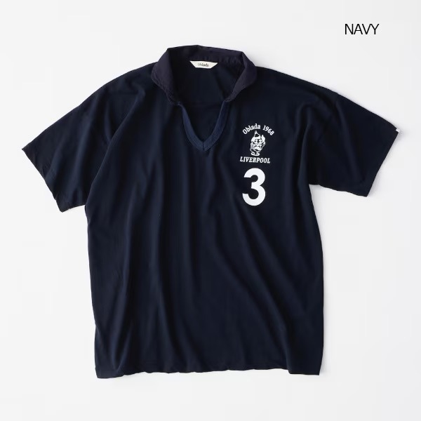 ��26SS��Oblada ���֥�� GAME SHIRT ������ ����� �ϡ��ե��꡼�� T����� S2610CU06 ��ǥ�����������̵����