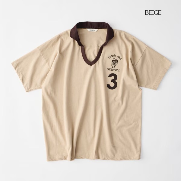 ��26SS��Oblada ���֥�� GAME SHIRT ������ ����� �ϡ��ե��꡼�� T����� S2610CU06 ��ǥ�����������̵����