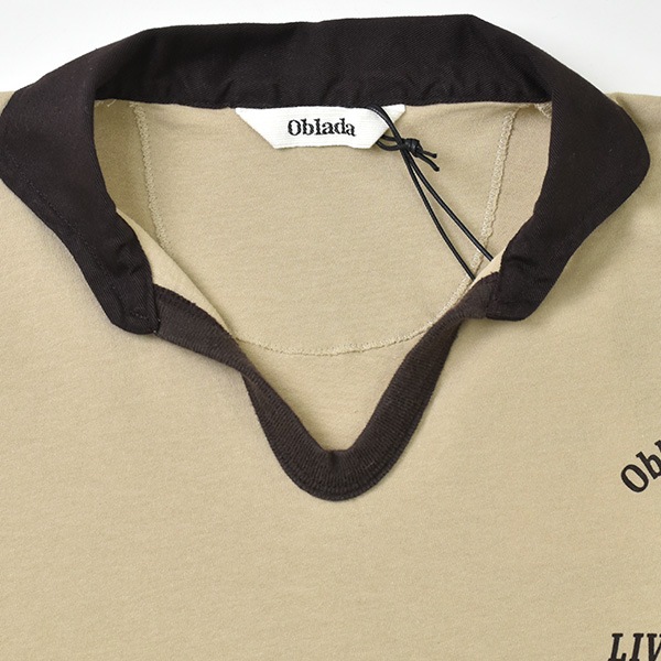 ��26SS��Oblada ���֥�� GAME SHIRT ������ ����� �ϡ��ե��꡼�� T����� S2610CU06 ��ǥ�����������̵����