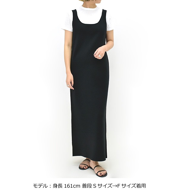 ��25Summer��THE SHINZONE ���󥾡��� MILANO RIB KNIT DRESS �ߥ�Υ�� �˥å� �Ρ����꡼�֥��ԡ��� 25MMSOP02������̵����