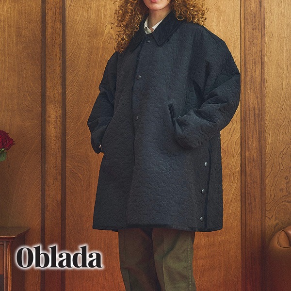 ��25FW��Oblada ���֥�� FLOWER EMBROIDERY COAT �ե�����֥������꡼������ ����ƥ��󥰥����� F2510CO05������̵����