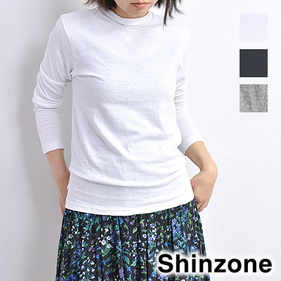 THE SHINZONE ���󥾡��� GENERAL LONG SLEEVE TEE ���󥰥��꡼��T����� 19AMSCU03�ڥ���å��ݥ��Ȳġ�