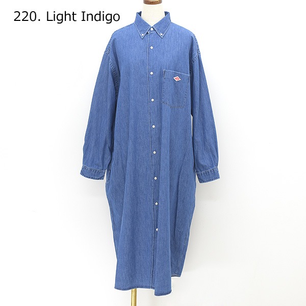 DANTON ȥ ǥ˥󥬥꡼ ܥ󥷥ĥԡ " DENIM DUNGAREE B.D SHIRT DRESS" DT-G0049DUG ǥ̵