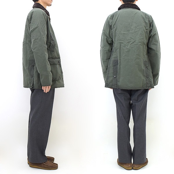 ��22AW��Barbour �Х֥��� "BEDALE SL WASHED" �����å���� �����ե��å� �ӥǥ��� ������ɥ��㥱�å� MWX1015������̵����
