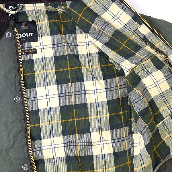 ��22AW��Barbour �Х֥��� "BEDALE SL WASHED" �����å���� �����ե��å� �ӥǥ��� ������ɥ��㥱�å� MWX1015������̵����