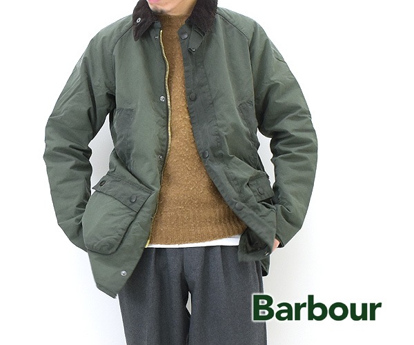 ��22AW��Barbour �Х֥��� "BEDALE SL WASHED" �����å���� �����ե��å� �ӥǥ��� ������ɥ��㥱�å� MWX1015������̵����