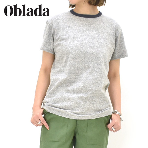 Oblada オブラダ リンガーTシャツ 半袖 RINGER TEE S2310CU11