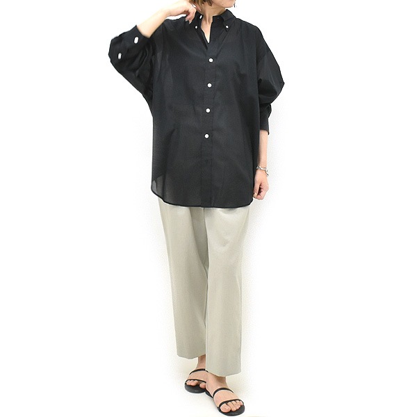 THE SHINZONE ���󥾡��� SHEER DADDY SHIRT ���������ǥ������ 25MMSBL09 ��ǥ�����������̵����
