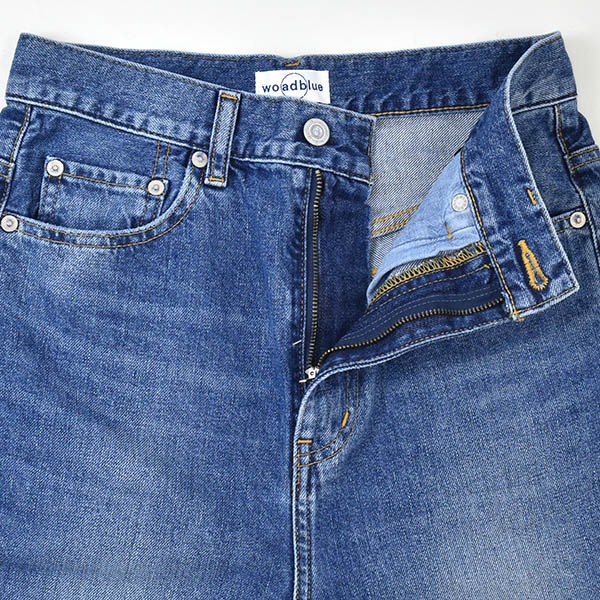 woadblue �������ɥ֥롼 "SALUU Straight Ankle" ���롽 ���ȥ졼�� ���󥯥� �ǥ˥� WB26108N ��ǥ�����������̵����