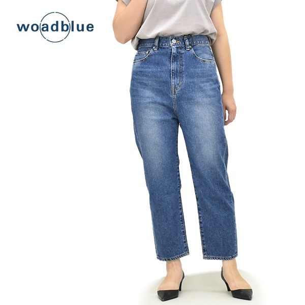 woadblue �������ɥ֥롼 "SALUU Straight Ankle" ���롽 ���ȥ졼�� ���󥯥� �ǥ˥� WB26108N ��ǥ�����������̵����