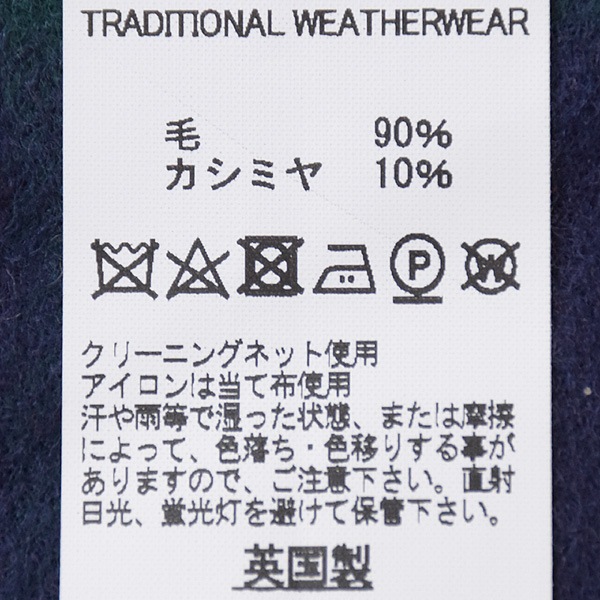 TRADITIONAL WEATHERWEAR ȥǥʥ  ߥ ֥󥱥åȥޥե顼 ȡ "BLANKET MUFFLER C/W" A222JGG00144 ̵