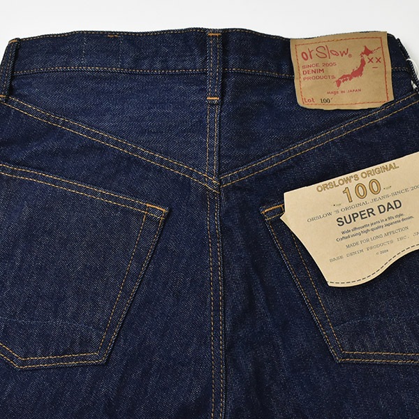orSlow ���������� �����ѡ� ���å� �ǥ˥� �ѥ�� SUPER DAD'S PANTS DENIM 01-1100W-81 ��� ��ǥ����� ��˥��å���������̵����