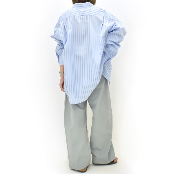 Oblada ���֥�� ���ȥ饤�ץ�������ƥ��å������ Ĺµ STRIPE AUTHENTIC SHIRT M2610SH08 ��ǥ�����������̵����