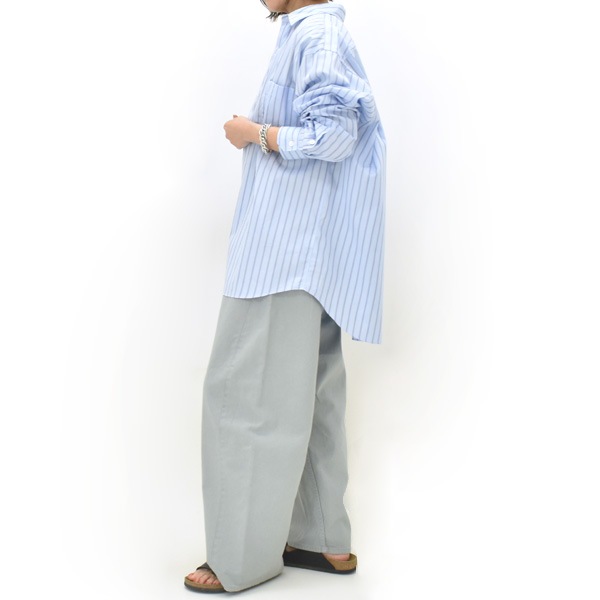 Oblada ���֥�� ���ȥ饤�ץ�������ƥ��å������ Ĺµ STRIPE AUTHENTIC SHIRT M2610SH08 ��ǥ�����������̵����