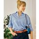 Oblada ���֥�� ���ȥ饤�ץ�������ƥ��å������ Ĺµ STRIPE AUTHENTIC SHIRT M2610SH08 ��ǥ�����������̵����