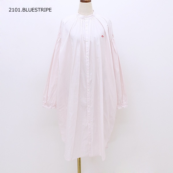 DANTON ����ȥ� ���åȥ�ݥץ�� �Х�ɥ��顼���󥰥���� ����˥å� COTTON POPLIN BAND COLLAR LONG SHIRT DT-B0228 RPL ��ǥ�����������̵����