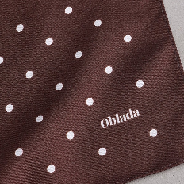 Oblada ���֥�� MIX DOT SILK SCARF �ɥåȥ��륯�������� M2610IT11 ��ǥ�����������̵���ۡڥ���å��ݥ��Ȳġ�