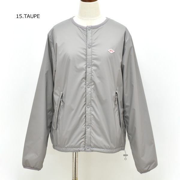 DANTON ����ȥ� ���󥵥졼����󥫥顼�쥹���㥱�å� INSULATION COLLARLESS JACKET DT-A0632SNT ��ǥ�����������̵����