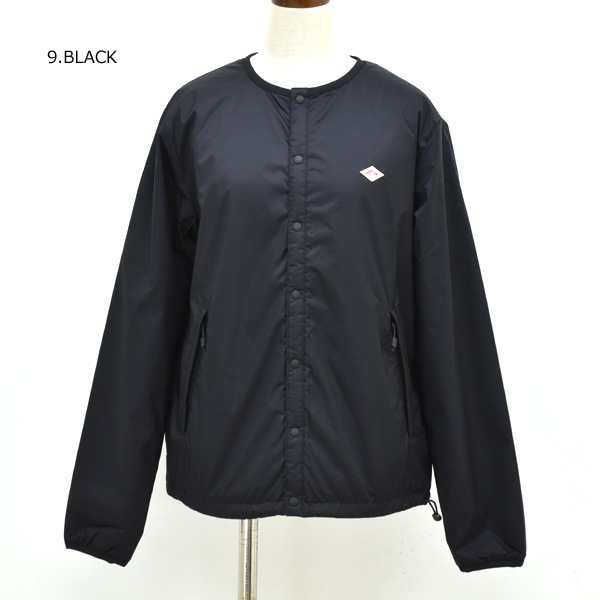 DANTON ����ȥ� ���󥵥졼����󥫥顼�쥹���㥱�å� INSULATION COLLARLESS JACKET DT-A0632SNT ��ǥ�����������̵����