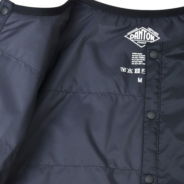 DANTON ����ȥ� ���󥵥졼����󥫥顼�쥹���㥱�å� INSULATION COLLARLESS JACKET DT-A0632SNT ��ǥ�����������̵����