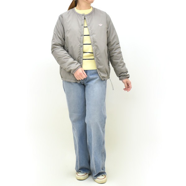 DANTON ����ȥ� ���󥵥졼����󥫥顼�쥹���㥱�å� INSULATION COLLARLESS JACKET DT-A0632SNT ��ǥ�����������̵����