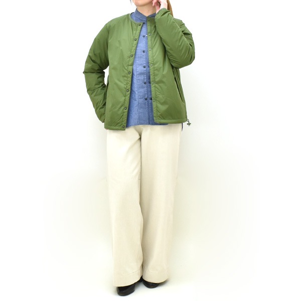 DANTON ����ȥ� ���󥵥졼����󥫥顼�쥹���㥱�å� INSULATION COLLARLESS JACKET DT-A0632SNT ��ǥ�����������̵����