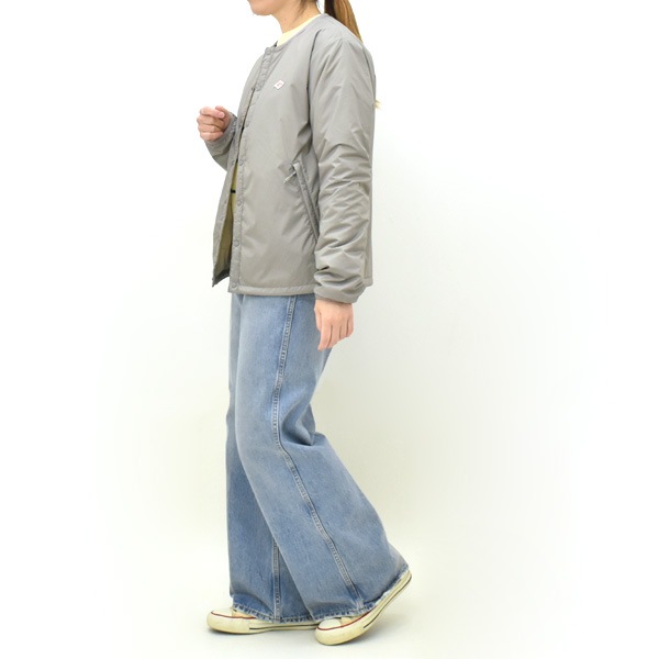 DANTON ����ȥ� ���󥵥졼����󥫥顼�쥹���㥱�å� INSULATION COLLARLESS JACKET DT-A0632SNT ��ǥ�����������̵����