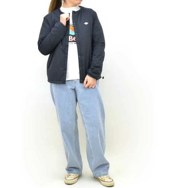 DANTON ����ȥ� ���󥵥졼����󥫥顼�쥹���㥱�å� INSULATION COLLARLESS JACKET DT-A0632SNT ��ǥ�����������̵����