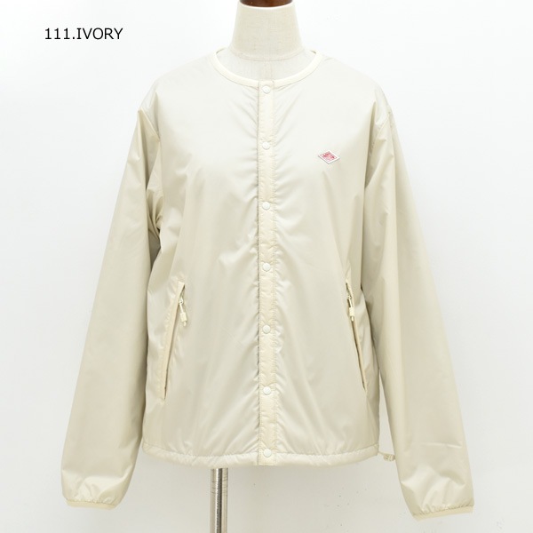 DANTON ����ȥ� ���󥵥졼����󥫥顼�쥹���㥱�å� INSULATION COLLARLESS JACKET DT-A0632SNT ��ǥ�����������̵����