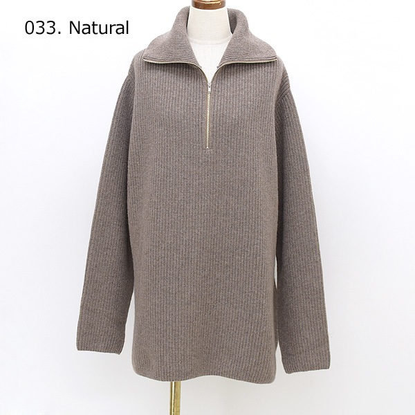 ATON ȥ ߥ ϡեåץץ륪С˥å "CASHMERE WOOL HALF ZIP PULLOVER" AT-KRAGNW0917 ǥ̵