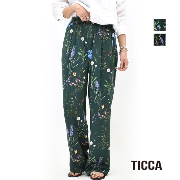 TUITACI フラワー柄 パンツ