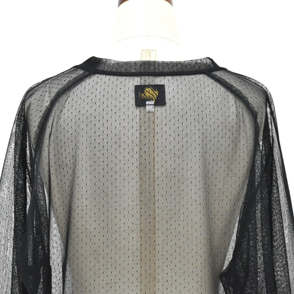 ��26SS��Needles �ˡ��ɥ륺 ���塼��ɥåȥ졼�� U�ͥå����åȥ��� L/S U/Neck Tee -Tulle Dot Lace- SX437������̵���ۡڥ���å��ݥ��Ȳġ�