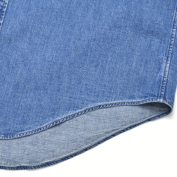 orSlow ���������� ����������� �ܥ�������� �ǥ˥ॷ��� �桼���� STANDARD BUTTON DOWN SHIRT DENIM USED 01-8112-95������̵����