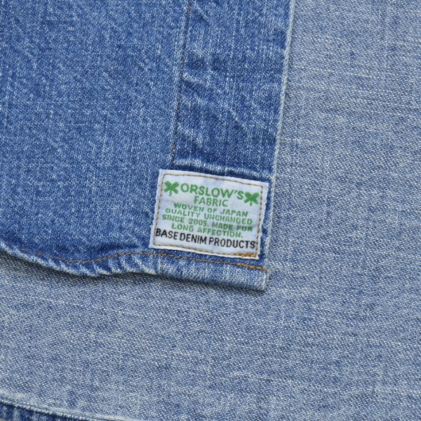 orSlow ���������� ����������� �ܥ�������� �ǥ˥ॷ��� �桼���� STANDARD BUTTON DOWN SHIRT DENIM USED 01-8112-95������̵����