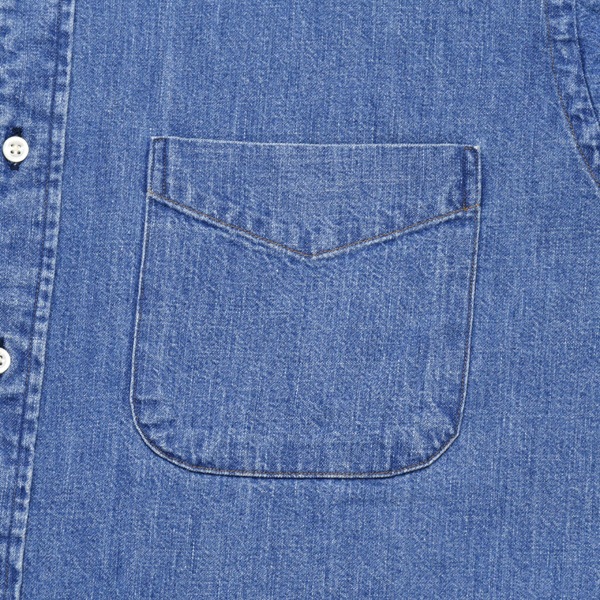 orSlow ���������� ����������� �ܥ�������� �ǥ˥ॷ��� �桼���� STANDARD BUTTON DOWN SHIRT DENIM USED 01-8112-95������̵����