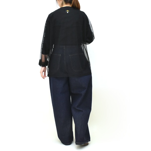 ��26SS��Needles �ˡ��ɥ륺 ���塼��ɥåȥ졼�� V�ͥå������ǥ����� V-Neck Cardigan -Tulle Dot Lace- SX438������̵���ۡڥ���å��ݥ��Ȳġ�