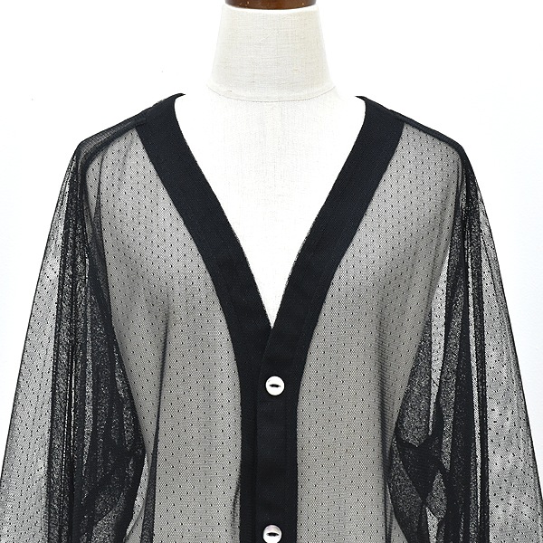 ��26SS��Needles �ˡ��ɥ륺 ���塼��ɥåȥ졼�� V�ͥå������ǥ����� V-Neck Cardigan -Tulle Dot Lace- SX438������̵���ۡڥ���å��ݥ��Ȳġ�