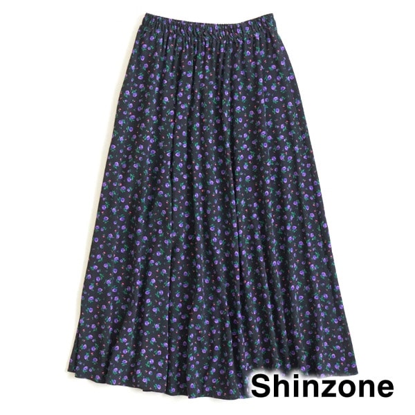 23FW】THE SHINZONE シンゾーン PURPLE FLOWER SK パープル